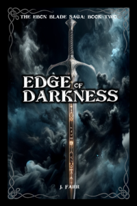 Edge of Darkness Book Cover, Joseph Farr, Ebon Blade Saga